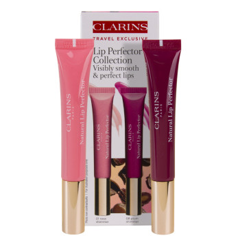 Clarins Natural Lip Perfector Set : Lip Gloss N°01+N°08 - 1