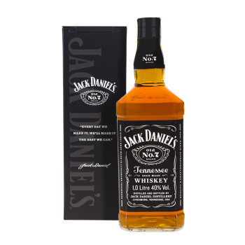 Jack Daniel's Black 1l 40% Tin - 1