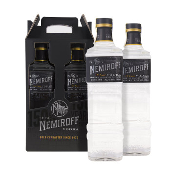 Nemiroff De Luxe Vodka 2 x 1l 40%Twinpack - 1