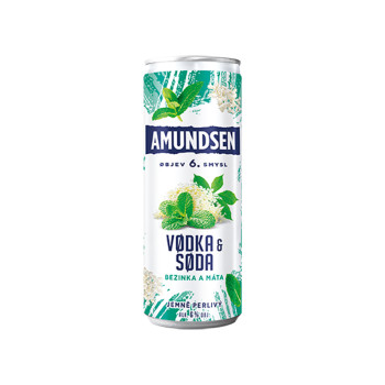 Amundsen Vodka & Soda Bezinka a Máta 0,25l plech 6% - 1