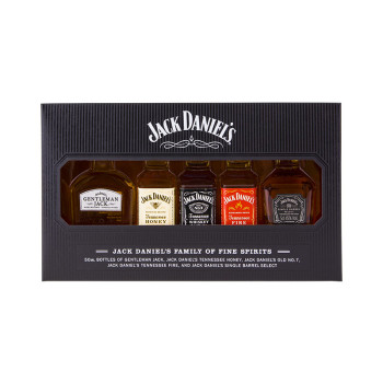 Jack Daniel's Family Of Fine Spitits Vol. 5 x 0,05 l 39% dárkové balení - 1