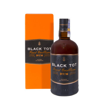 Black Tot Finest Caribbean Rum 0,7 l 46,2% Dárkové balení - 1