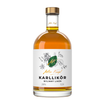 Anton Kaapl KARLLIKÖR bylinný likér 0,5 l 28% - 2