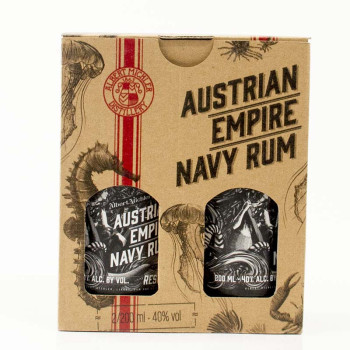 Austrian Empire Navy Rum Reserva 1863 + Navy Rum Solera 18 0,2L 40% - 1