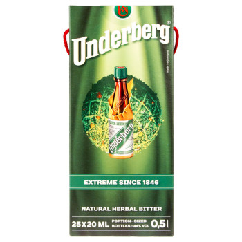 Sada bylinných likérů Underberg 25ks 0,02 l 44% - 1