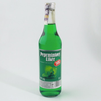 Peppermint likör 0,5l 18% Brabec - 1