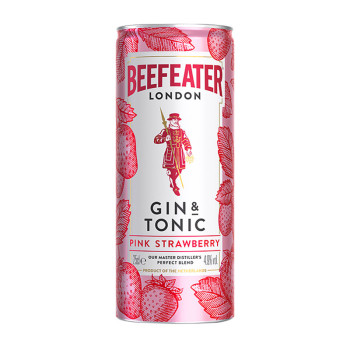 Beefeater Gin & Tonic Pink Strawberry 0,25l 4,9% - 1